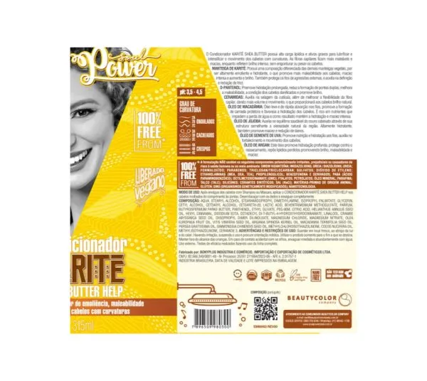 Condicionador-Karite-Shea-Butter-3 Winter Curly Hair Rescue Kit – Soul Power Shea Butter (Shampoo + Conditioner + Leave-In)