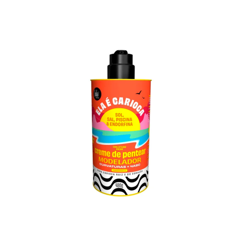 Lola Cosmetics Ela é Carioca Curl Defining Leave-In Cream 480g – Hydration & Frizz Control for 4ABC Hair