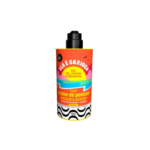 Lola Cosmetics Ela é Carioca Curl Defining Leave-In Cream 480g – Hydration & Frizz Control for 4ABC Hair