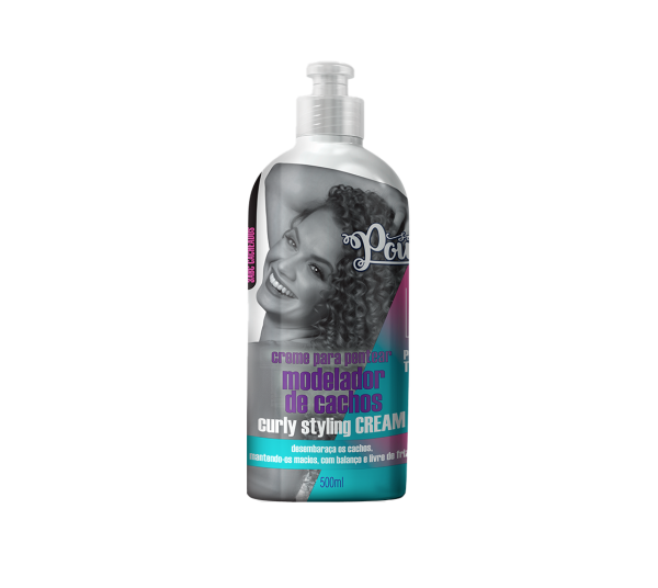 Curly Styling Cream 500ml – Vegan Frizz Control and Curl Definition for Coily Hair