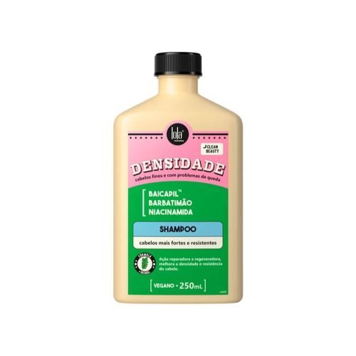 Lola Cosmetics Densidade Shampoo 250ml – Strengthening Cleanser for Fine, Fragile Hair