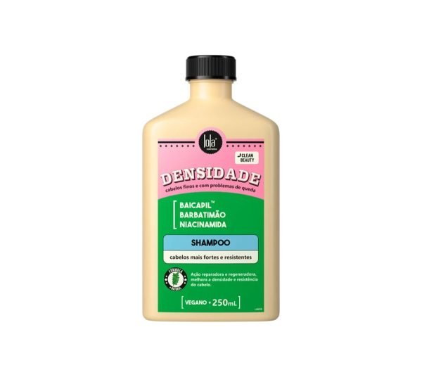 Lola Cosmetics Densidade Shampoo 250ml – Strengthening Cleanser for Fine, Fragile Hair