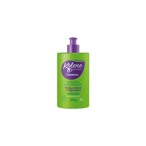 Kolene Curvaturas Vegan Leave-In Cream for Curly Hair 300g – Ultra Definition & Frizz Control for Curly and Coily Hair