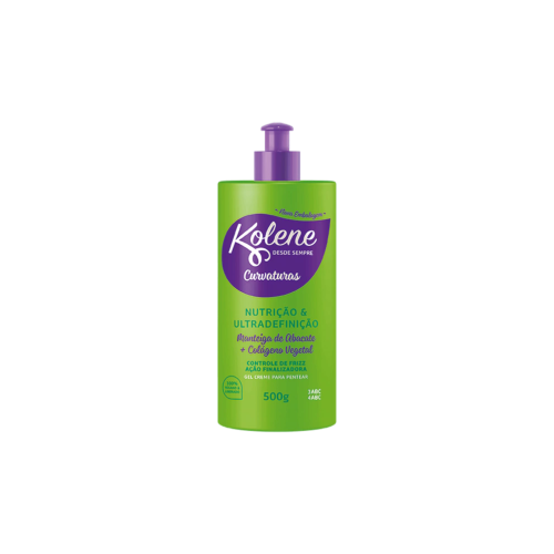 Kolene Curvaturas Vegan Leave-In Cream for Curly Hair 300g – Ultra Definition & Frizz Control for Curly and Coily Hair