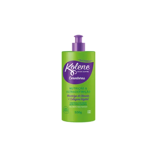Kolene Curvaturas Vegan Leave-In Cream for Curly Hair 300g – Ultra Definition & Frizz Control for Curly and Coily Hair