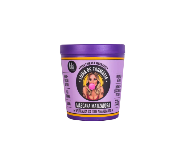 Lola Cosmetics Purple Mask 230g – Anti-Brass Treatment for Blonde Hair