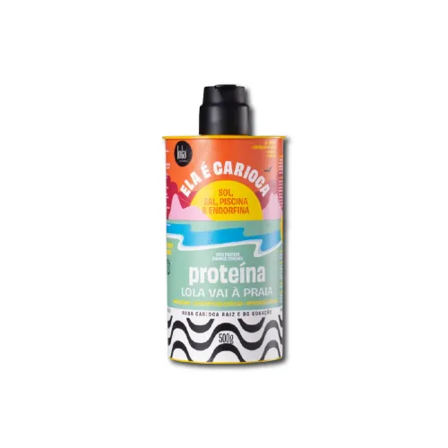 Lola 3-in-1 Protein Treatment – Ela é Carioca Lola Cosmetics 3-in-1 Protein Treatment 500ml – Vegan Strengthening Mask for Curly Hair