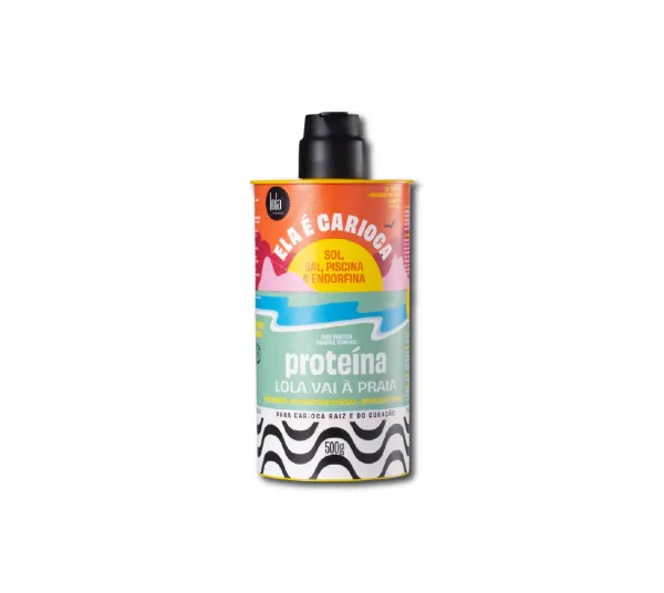 Lola 3-in-1 Protein Treatment – Ela é Carioca Lola Cosmetics 3-in-1 Protein Treatment 500ml – Vegan Strengthening Mask for Curly Hair