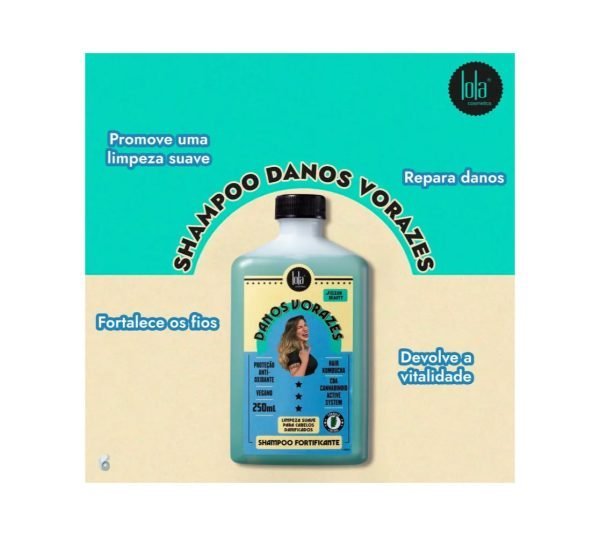Shampoo Fortificante - Linha Danos Vorazes