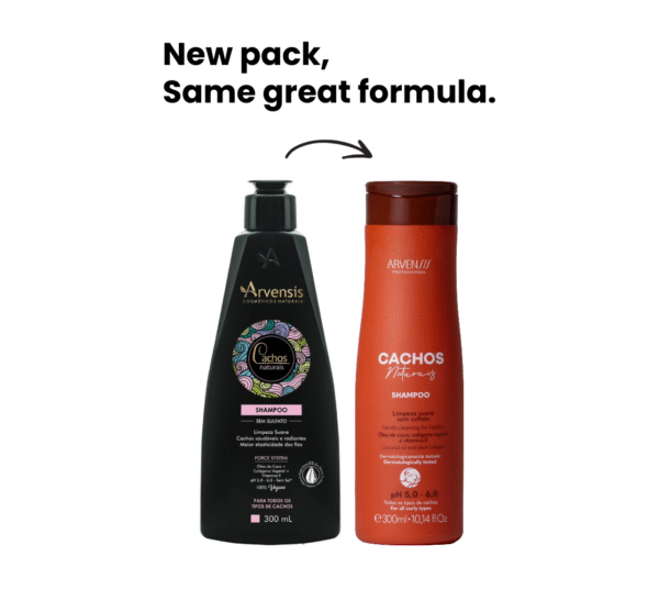 Arvensis Natural Curls Shampoo 300ml – Vegan Sulfate-Free Shampoo for Curly Hair