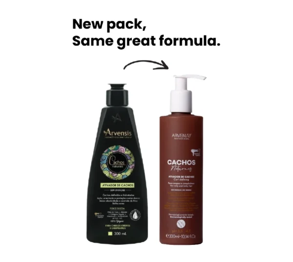 Arvensis Natural Curls Curl Activator 300ml – For Coily & Kinky Hair (Type 3C to 4C)