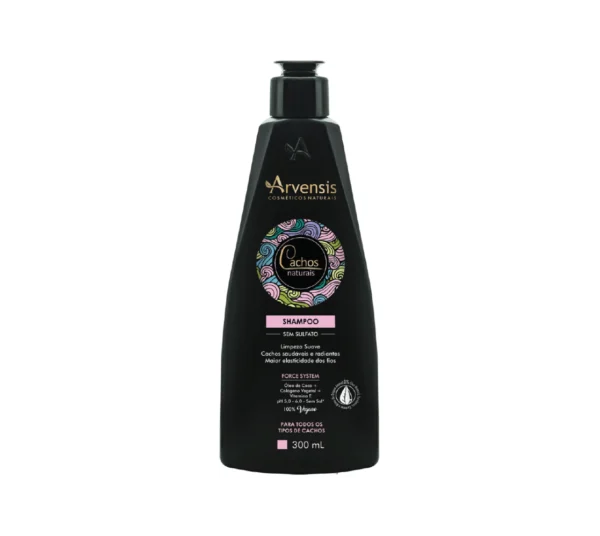 Arvensis Natural Curls Shampoo 300ml – Vegan Sulfate-Free Shampoo for Curly Hair