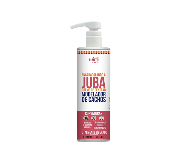 Widi Care Curly Cream Encaracolando a Juba Leave-In 500ml – Curl Definition for Coily Hair