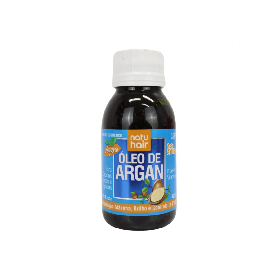 NatuHair Argan Oil 60ml for frizz control and shine